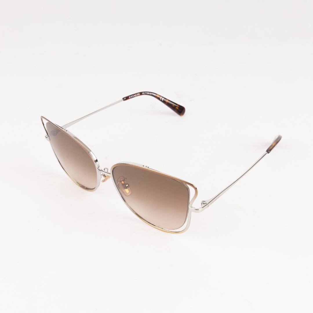 Coach Smoke Gradient Butterfly Sunglasses