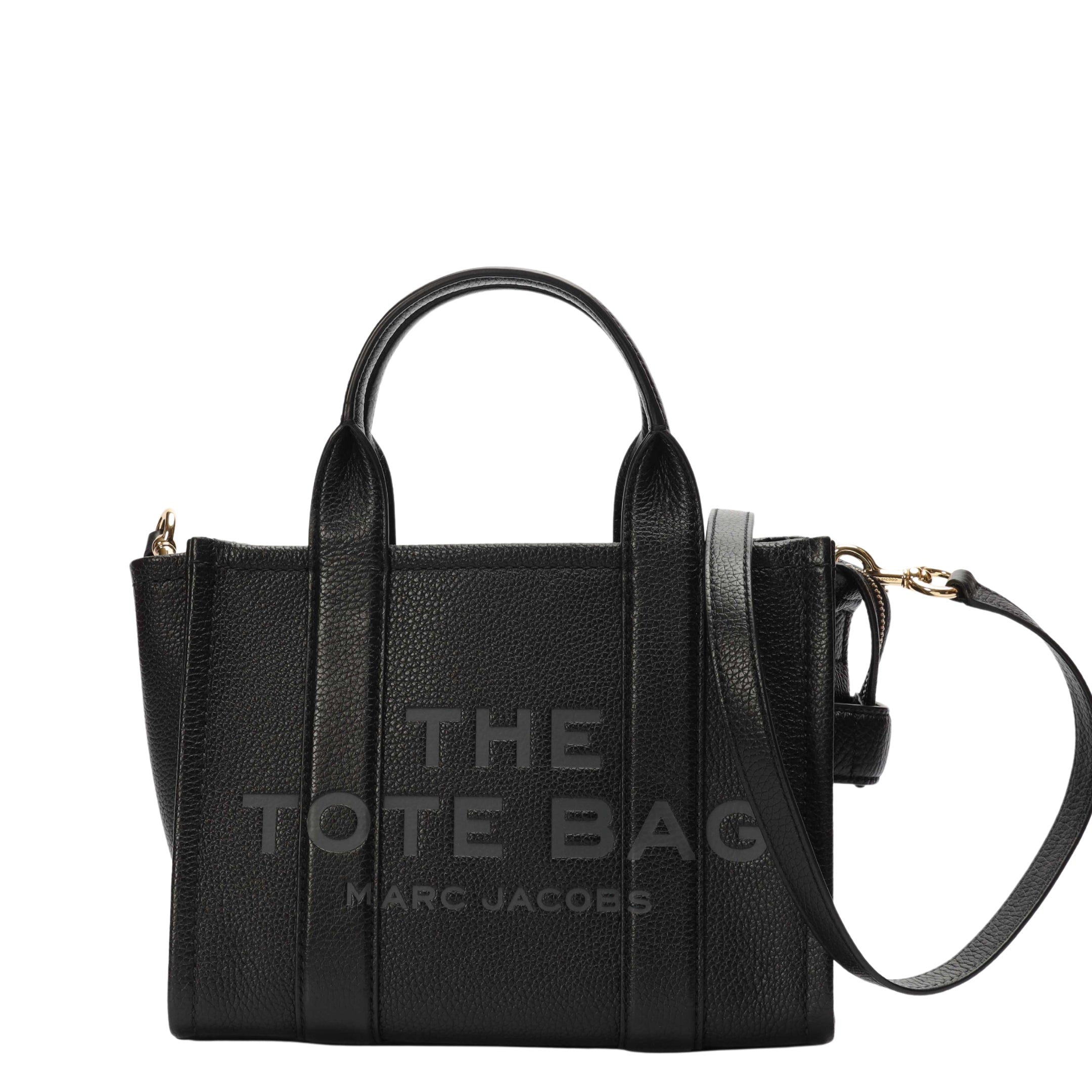 Marc Jacobs The Leather Medium Black Tote