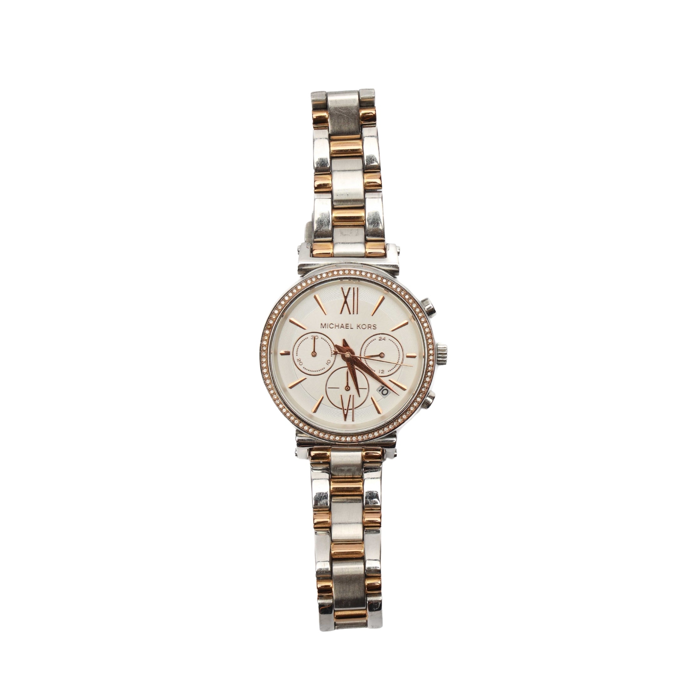 Michael Kors Sofie Pave Two-Tone Watch
