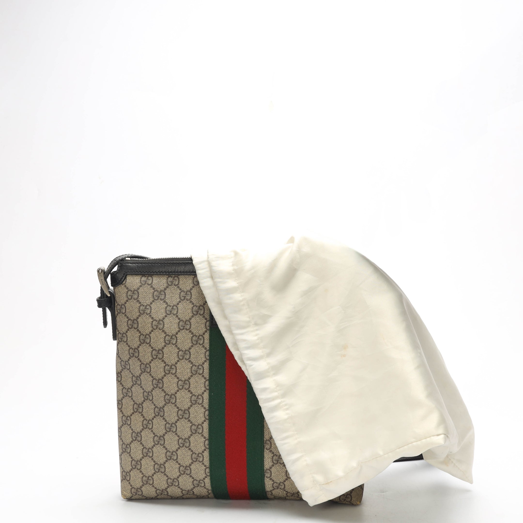 Gucci Ophidia Web Stripe Canvas Messenger Bag