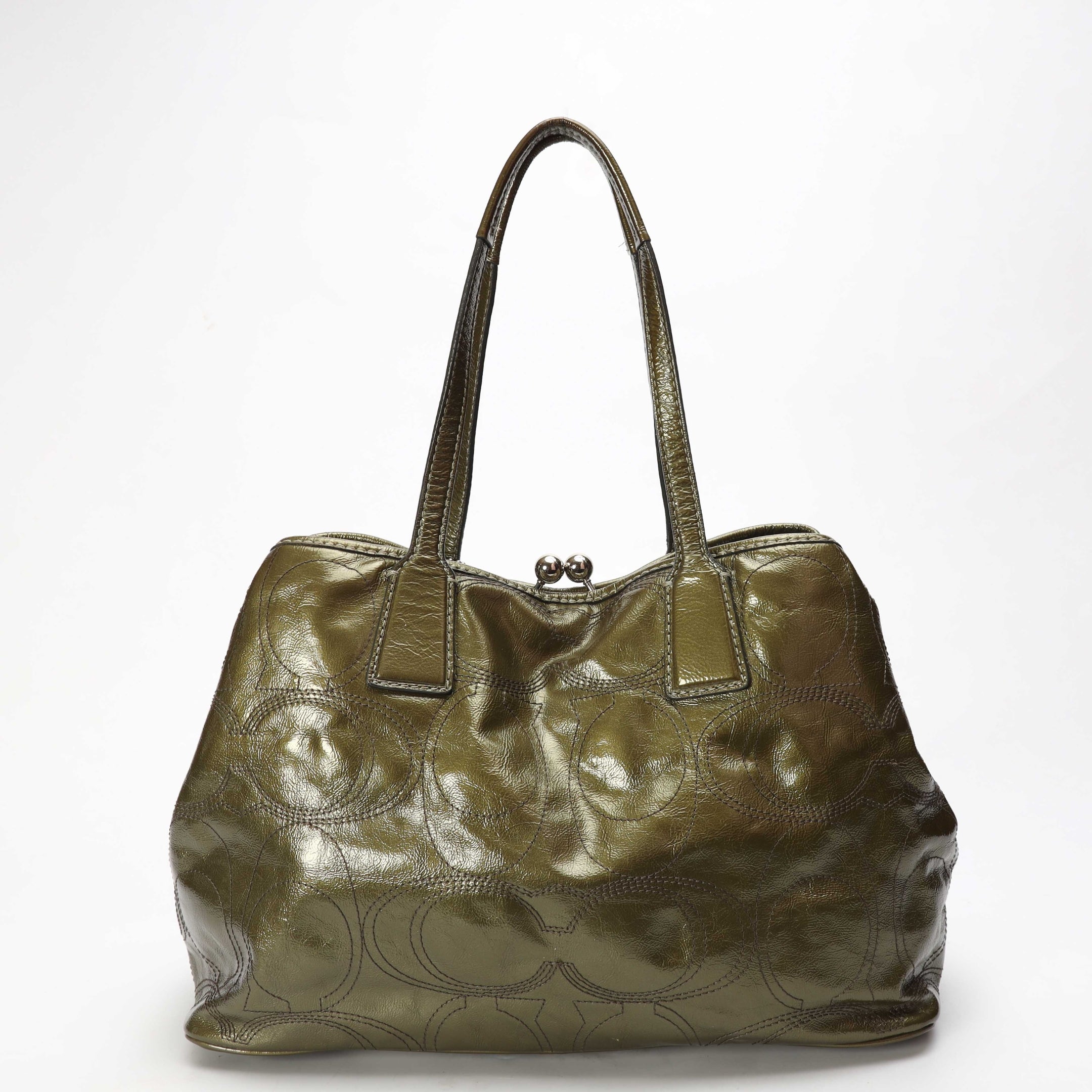 Coach Olive Framed Carryall Tote