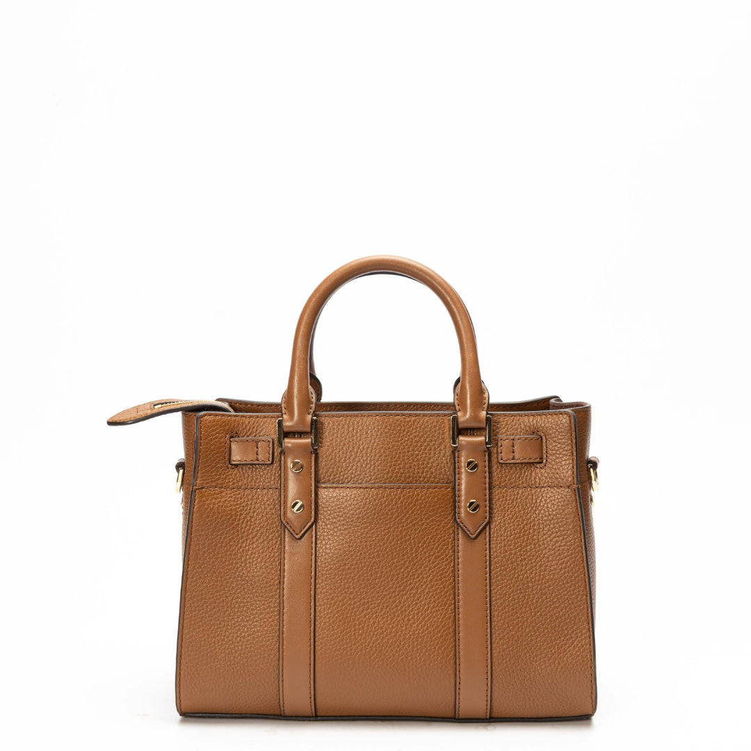 Michael Kors Nouveau Hamilton Tan Satchel