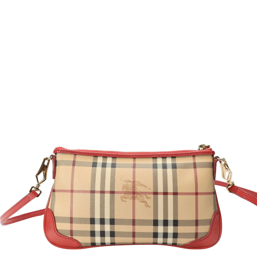 Burberry Haymarket Check Crossbody Bag