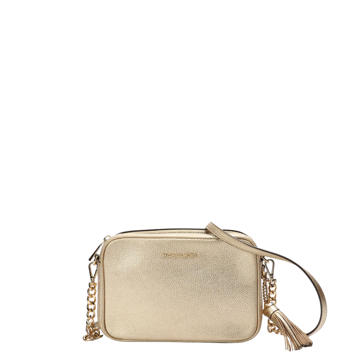 Michael Kors Ginny Metallic Crossbody Bag