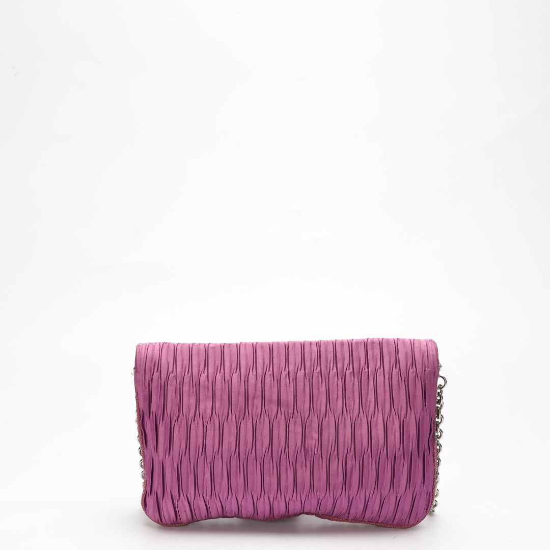 Coach Madison Pink Pleated Crossbody Bag