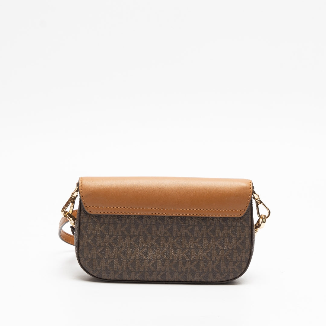 Michael Kors Jet Set Brown Acorn Crossbody Bag