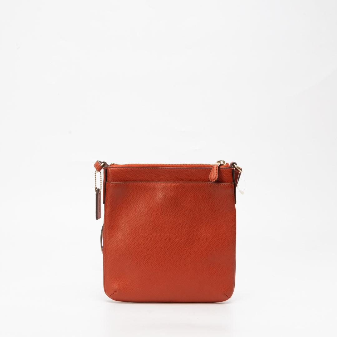 Coach Red Leather Crossbody Bag
