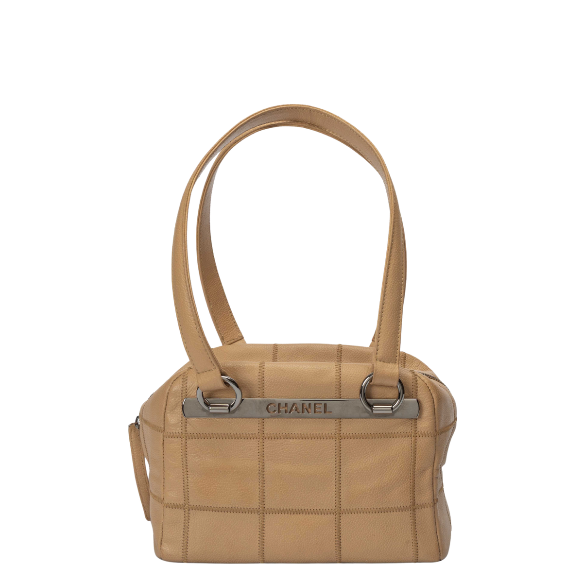 Chanel Chocolate Bar Beige Bowler Bag