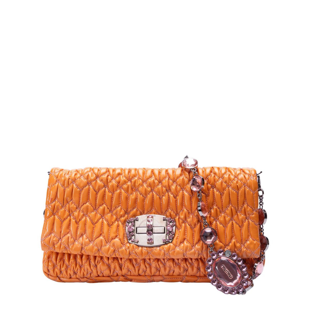 Miu Miu Crystal Cloqué Matelassé Bag