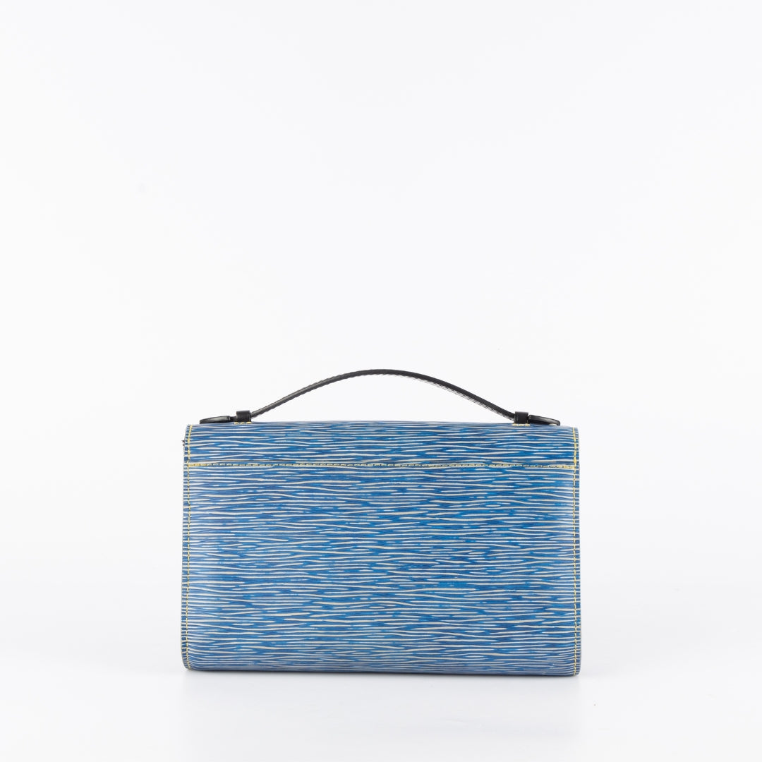 Louis Vuitton Denim Epi Clery Leather Pochette