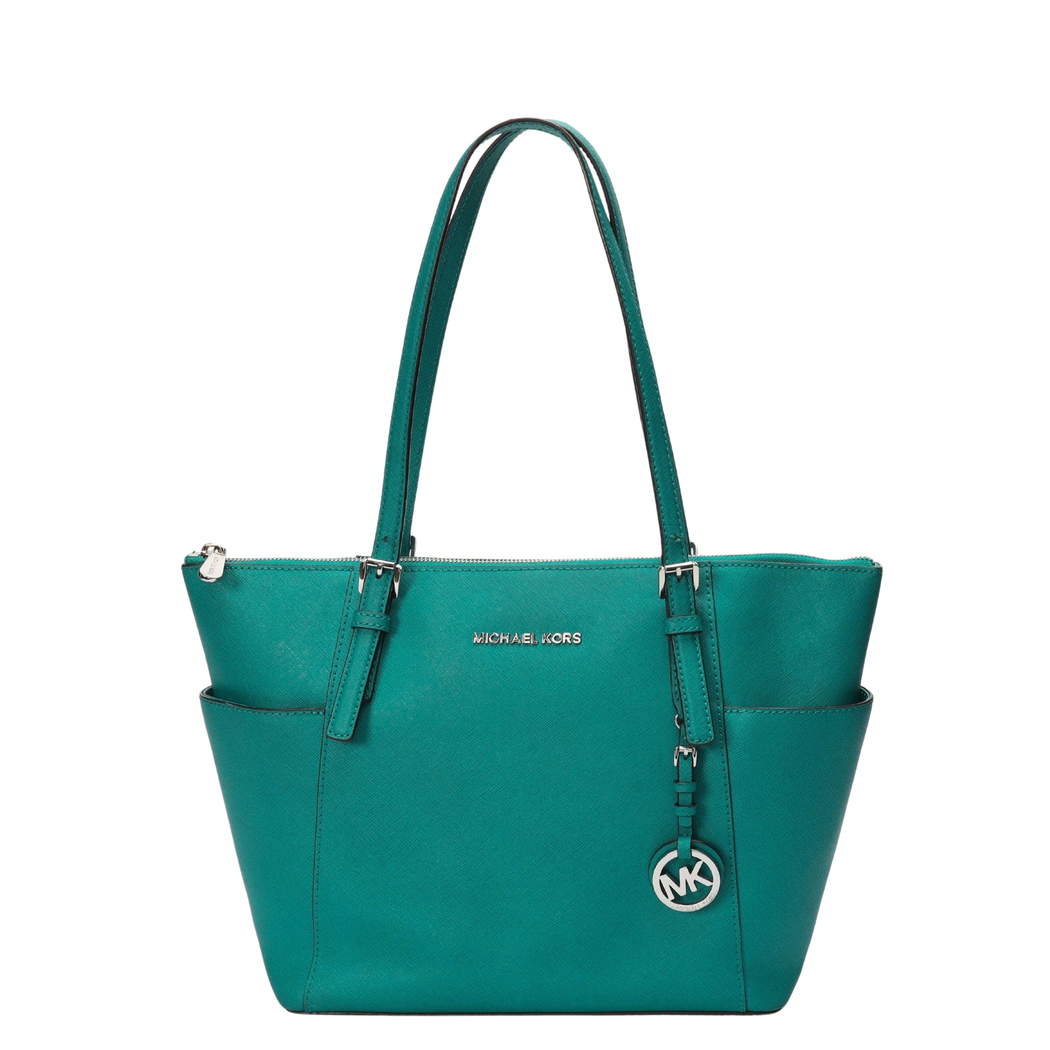 Michael Kors Charlotte Teal Tote