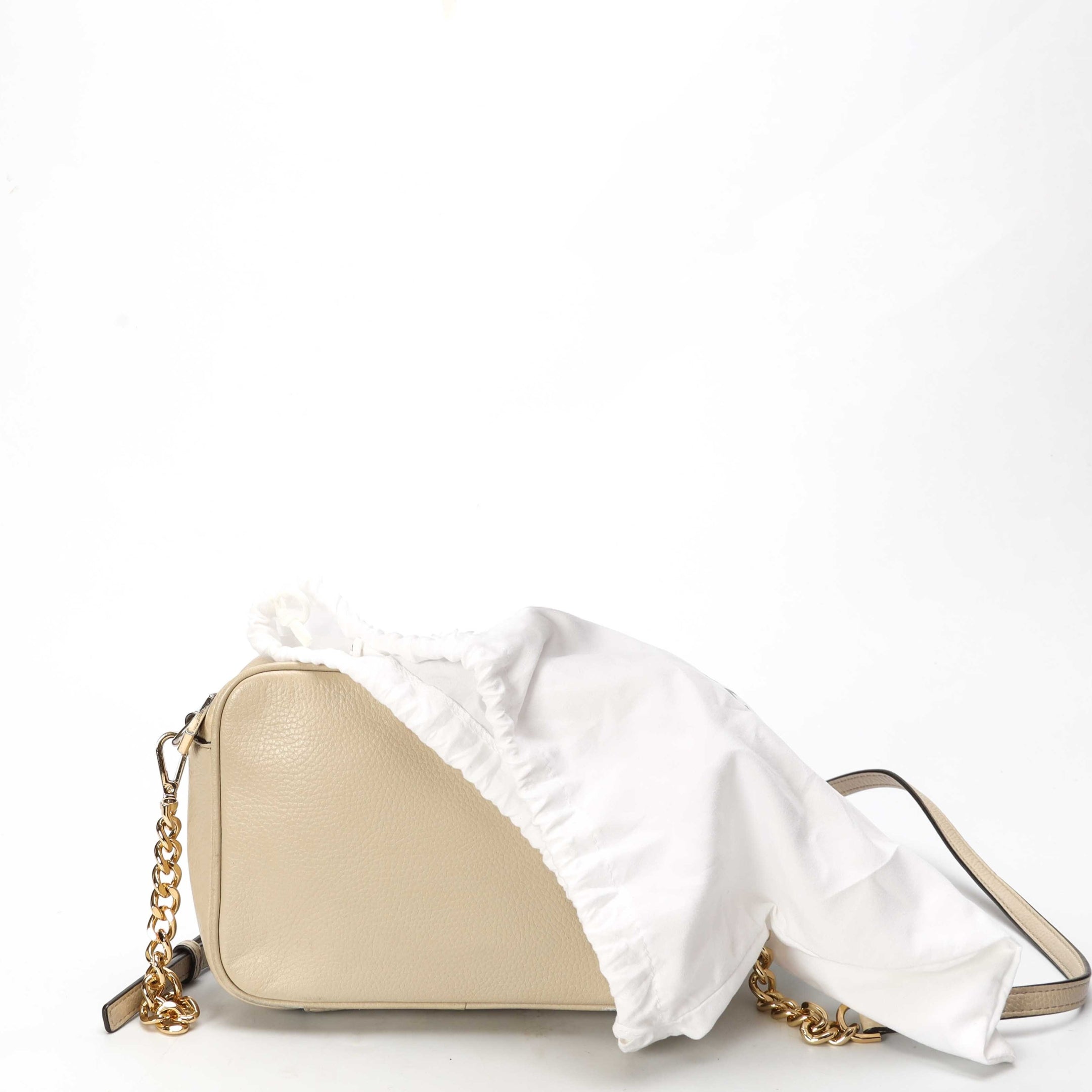 Michael Kors Jet Set Cream Crossbody Bag