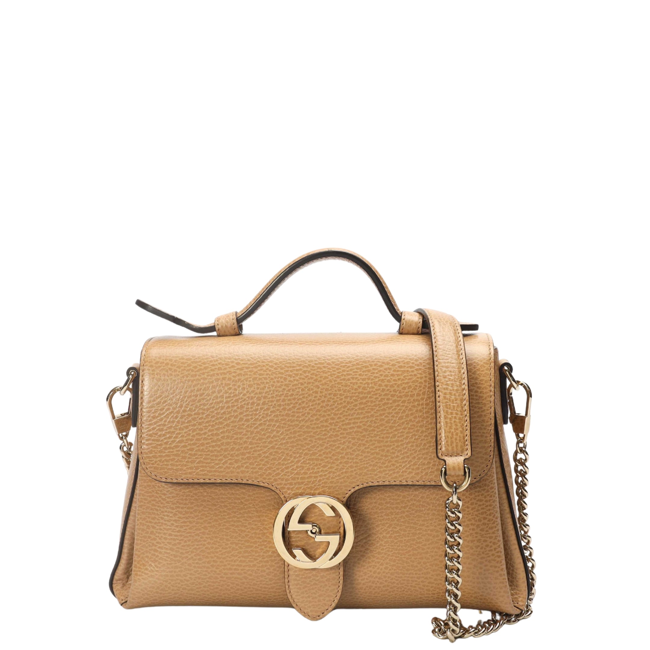 Gucci Beige Interlocking GG Cross Body Bag