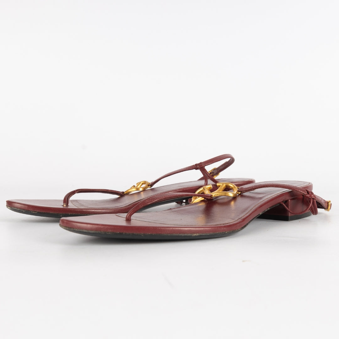 Valentino Garavani V Logo leather sandal