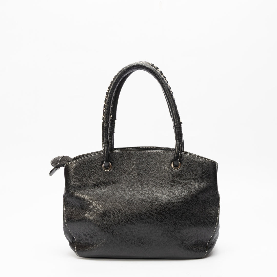 Tod's Black Leather Shoulder Bag