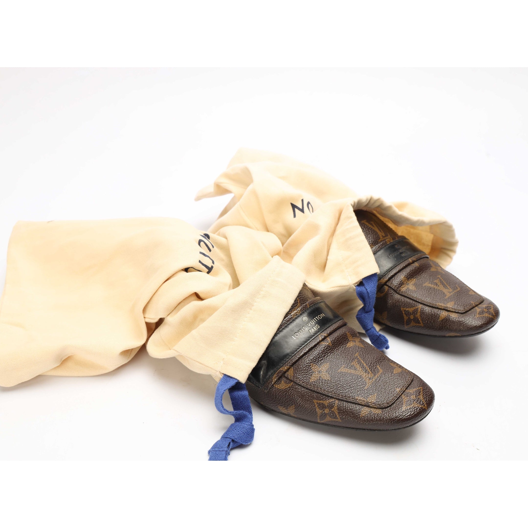 Louis Vuitton Monogram Canvas Upper Case Loafers