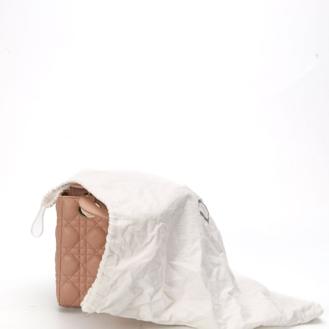 Dior Pink Mini Lady Dior Bag