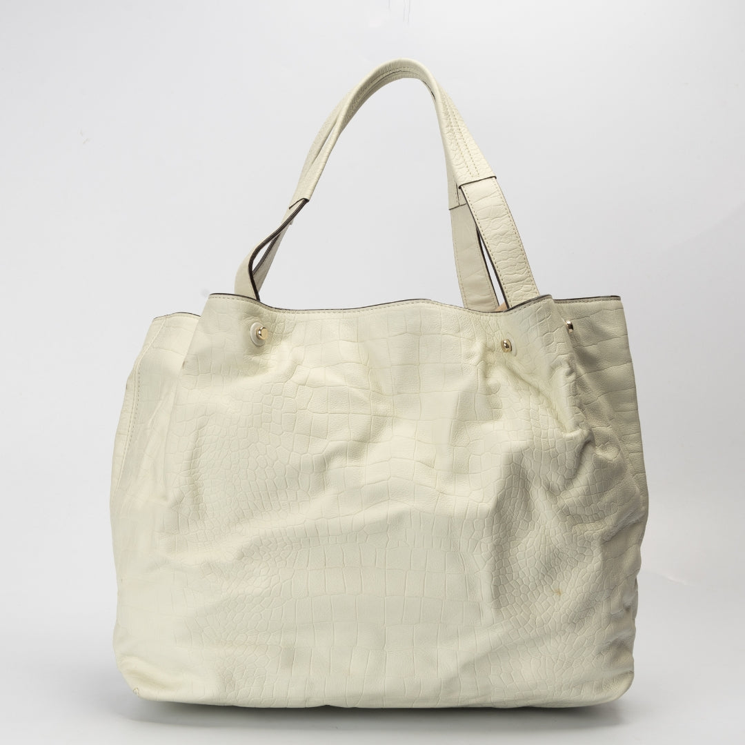 Kate Spade Croc Pattern Leather Tote Bag