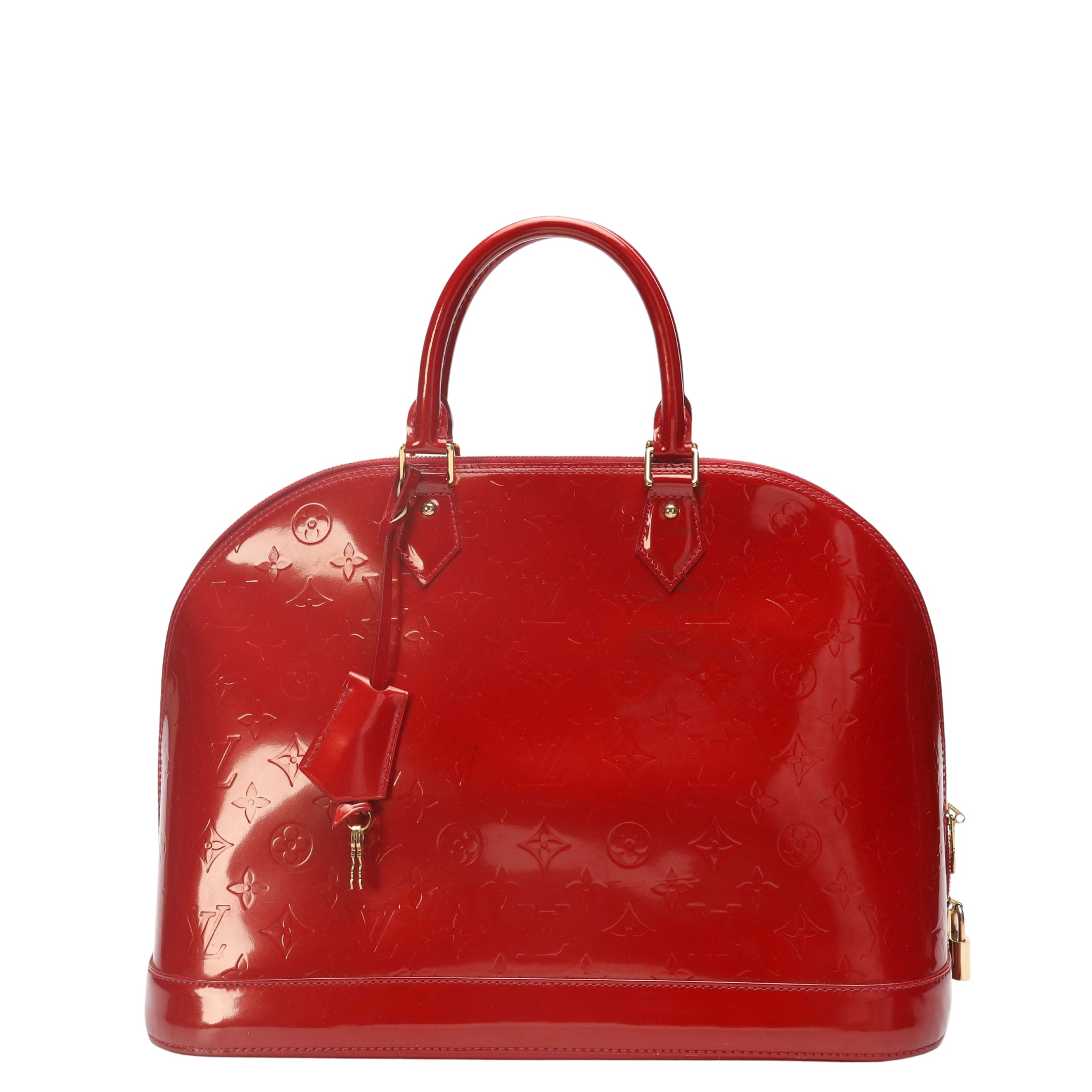 Louis Vuitton Monogram Vernis Alma Satchel