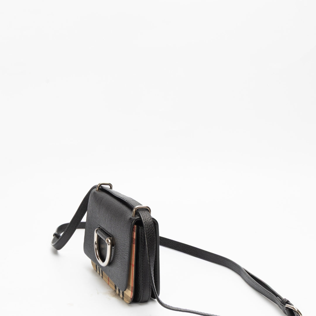 Burberry Vintage Check D-Ring Sling Bag