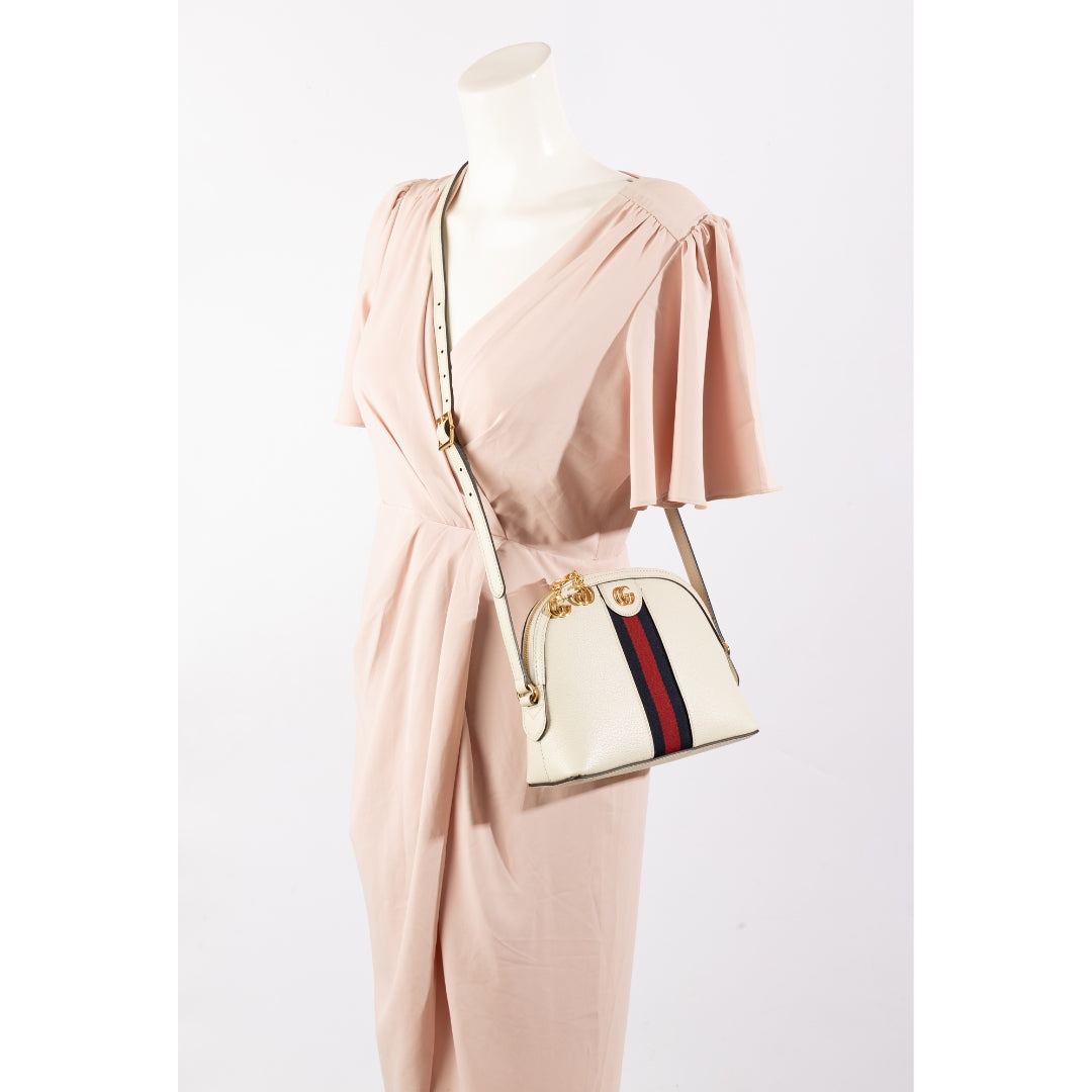 Gucci Off-White Web Ophidia GG Shoulder Bag