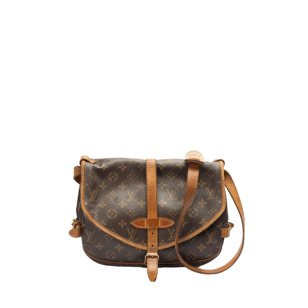 Louis Vuitton Monogram Canvas Saumur 30 Bag