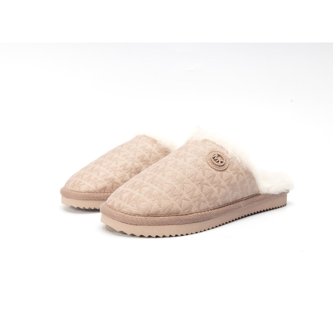Michael Kors Janis monogram-print slipper