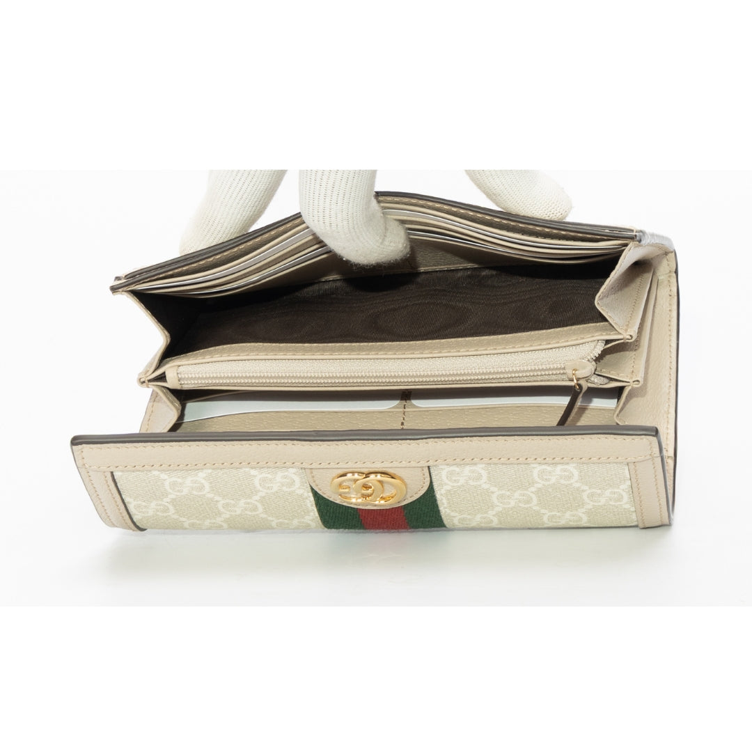 Gucci Ophidia GG Supreme Continental Wallet
