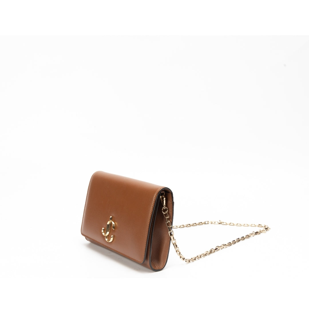 Jimmy Choo Amber Leather Crossbody Bag