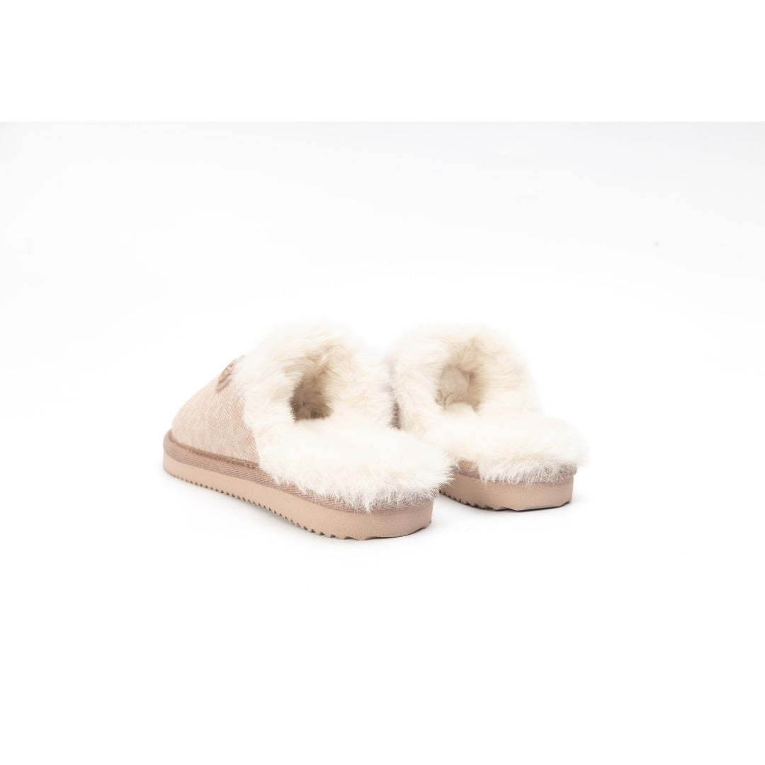 Michael Kors Janis monogram-print slipper