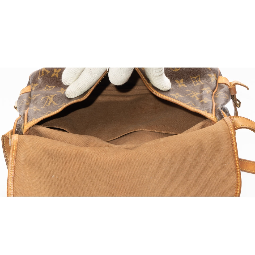 Louis Vuitton Monogram Canvas Saumur 30 Bag