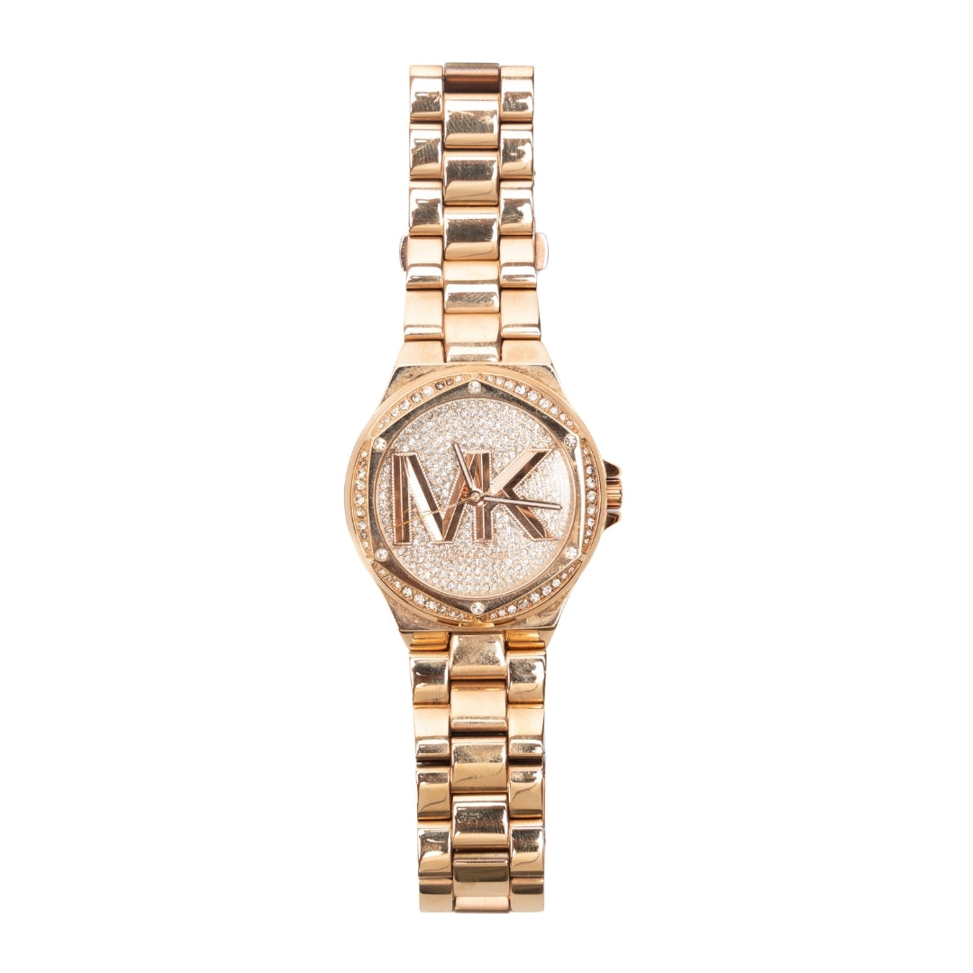Michael Kors Lennox Pavé Logo Watch