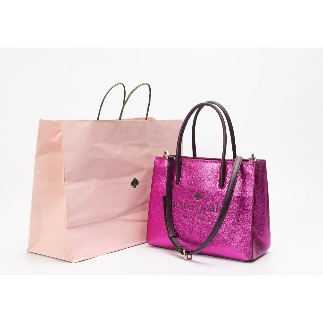 Kate Spade Trista Crinkle Patent Shopper bag