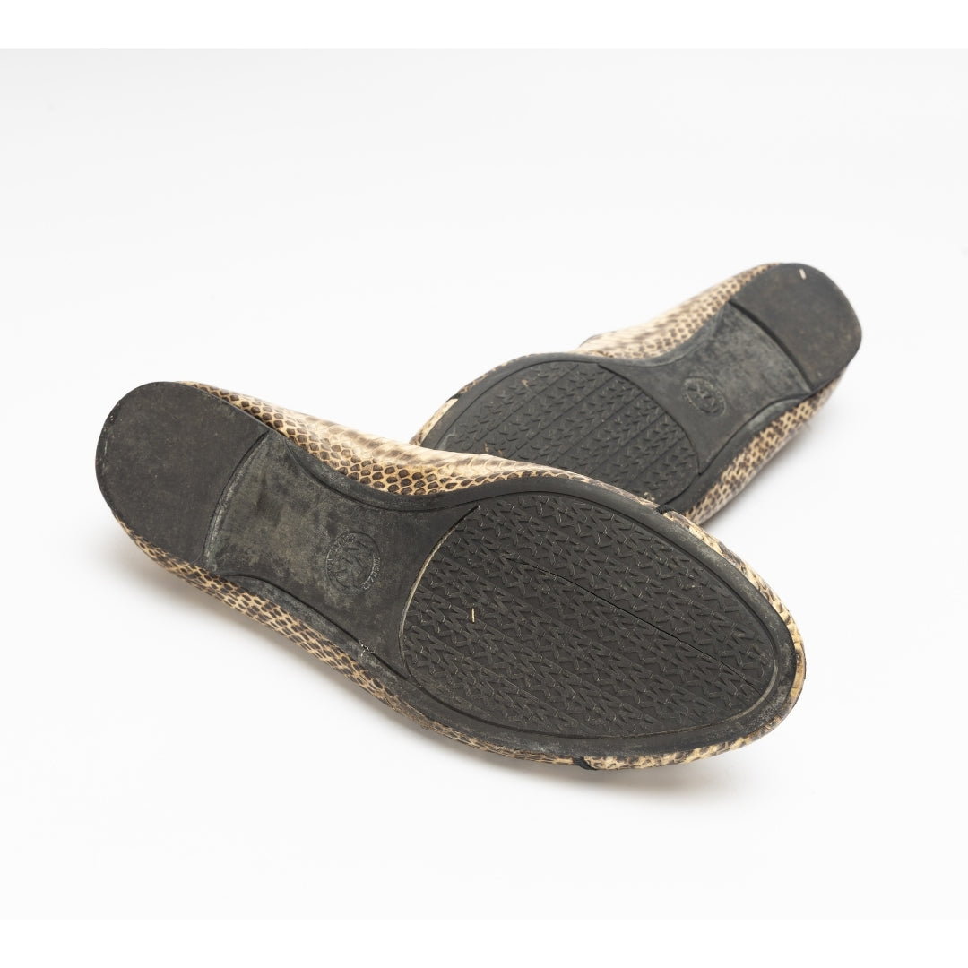 Michael Kors Alice Snakeskin Ballet Flat