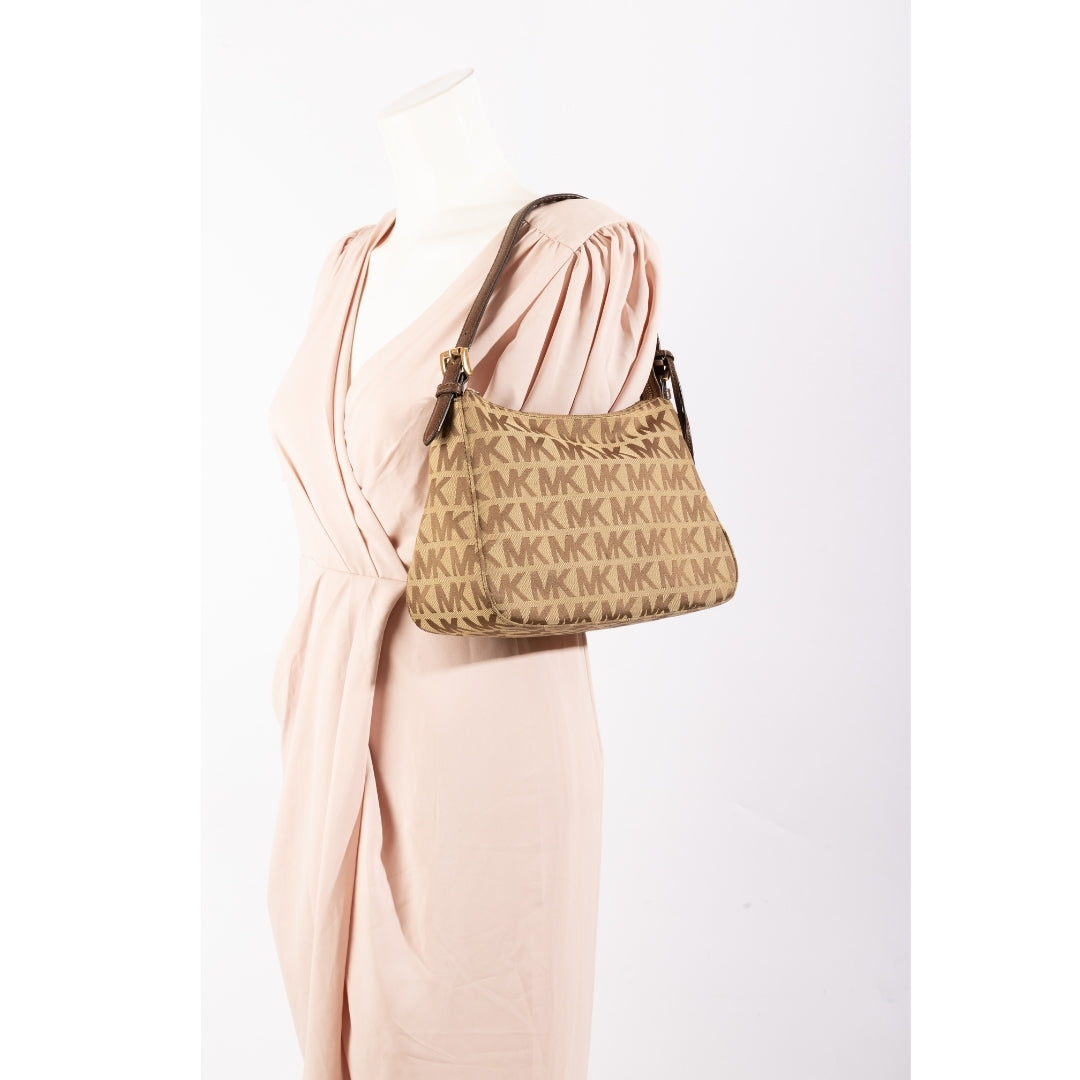 Michael Kors Signature Canvas Shoulder Bag