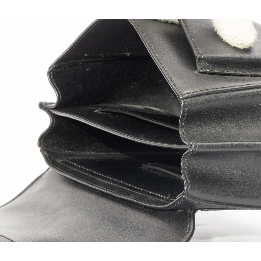Michael Kors Black Leather Small Lita Crossbody Bag