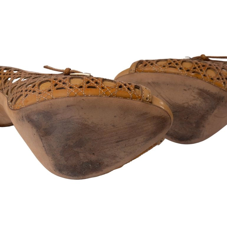 Dior Cannage Cut-Out Pumps