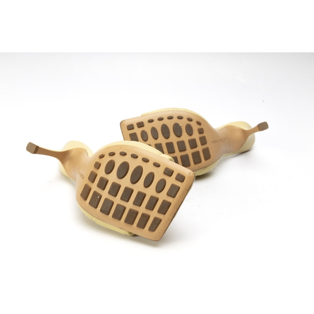 Bottega Veneta Lido Woven Nappa Stiletto Heels