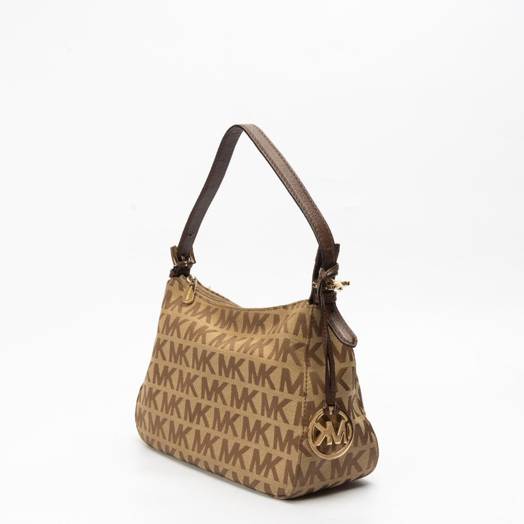 Michael Kors Signature Canvas Shoulder Bag