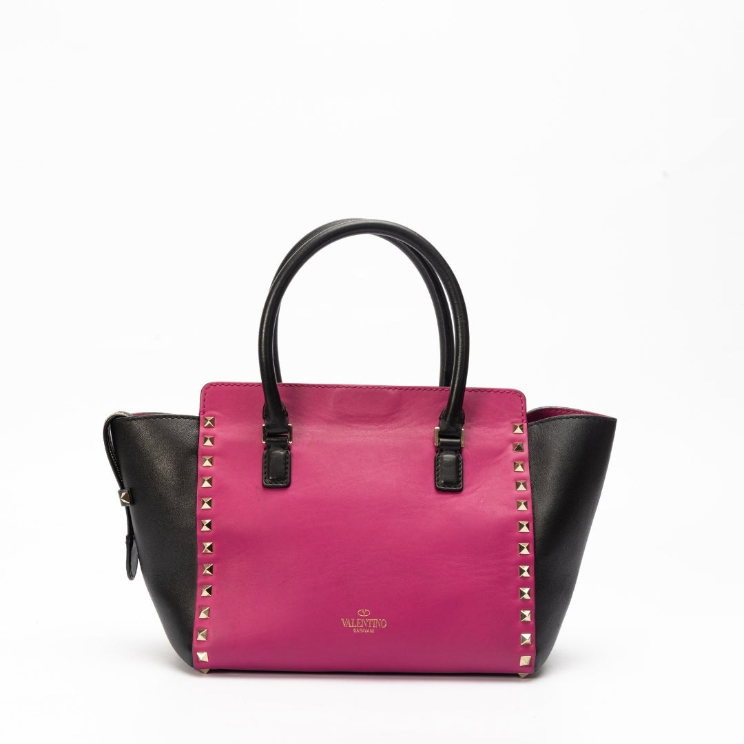 Valentino Rockstud Top Handle Bag