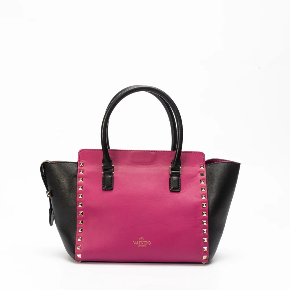 Valentino Rockstud Top Handle Bag