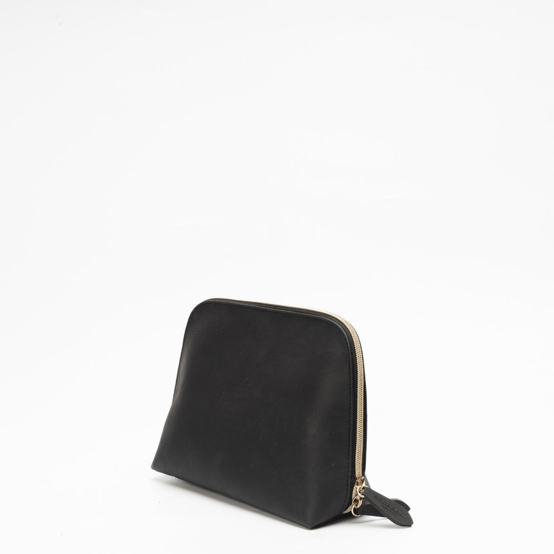 Burberry Check & Leather Cosmetic Pouch