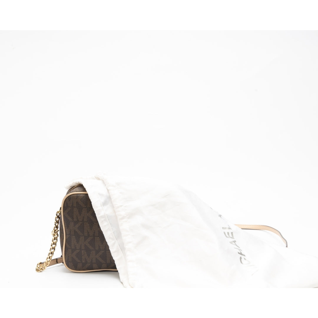 Michael Kors Jet Set Medium Logo Crossbody Bag