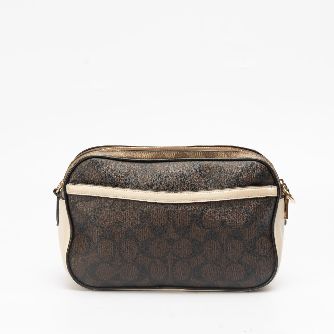 Coach Signature Canvas Jes Crossbody Bag