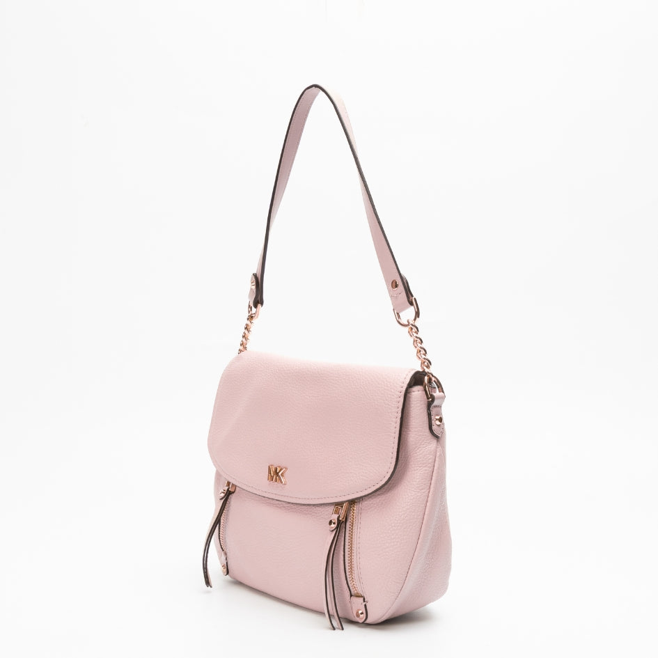 Michael Kors Bedford Medium Pebbled Leather Shoulder Bag