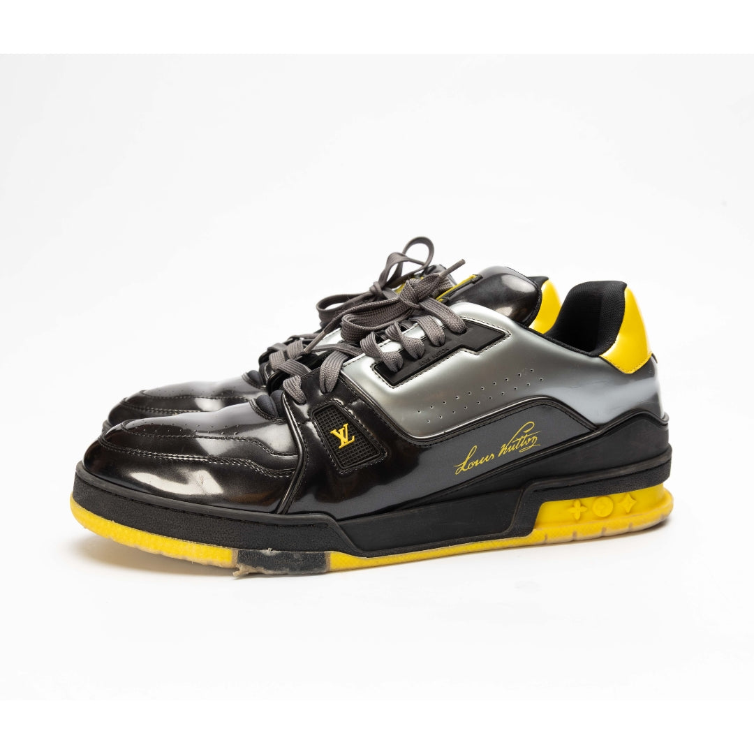 Louis Vuitton Black & Yellow Mens Trainer
