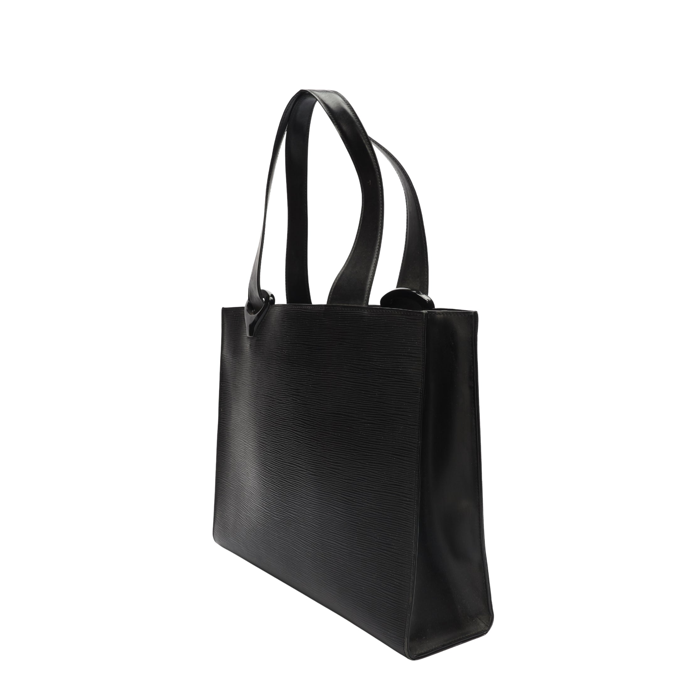Louis Vuitton Black Epi Leather Gemeaux Tote