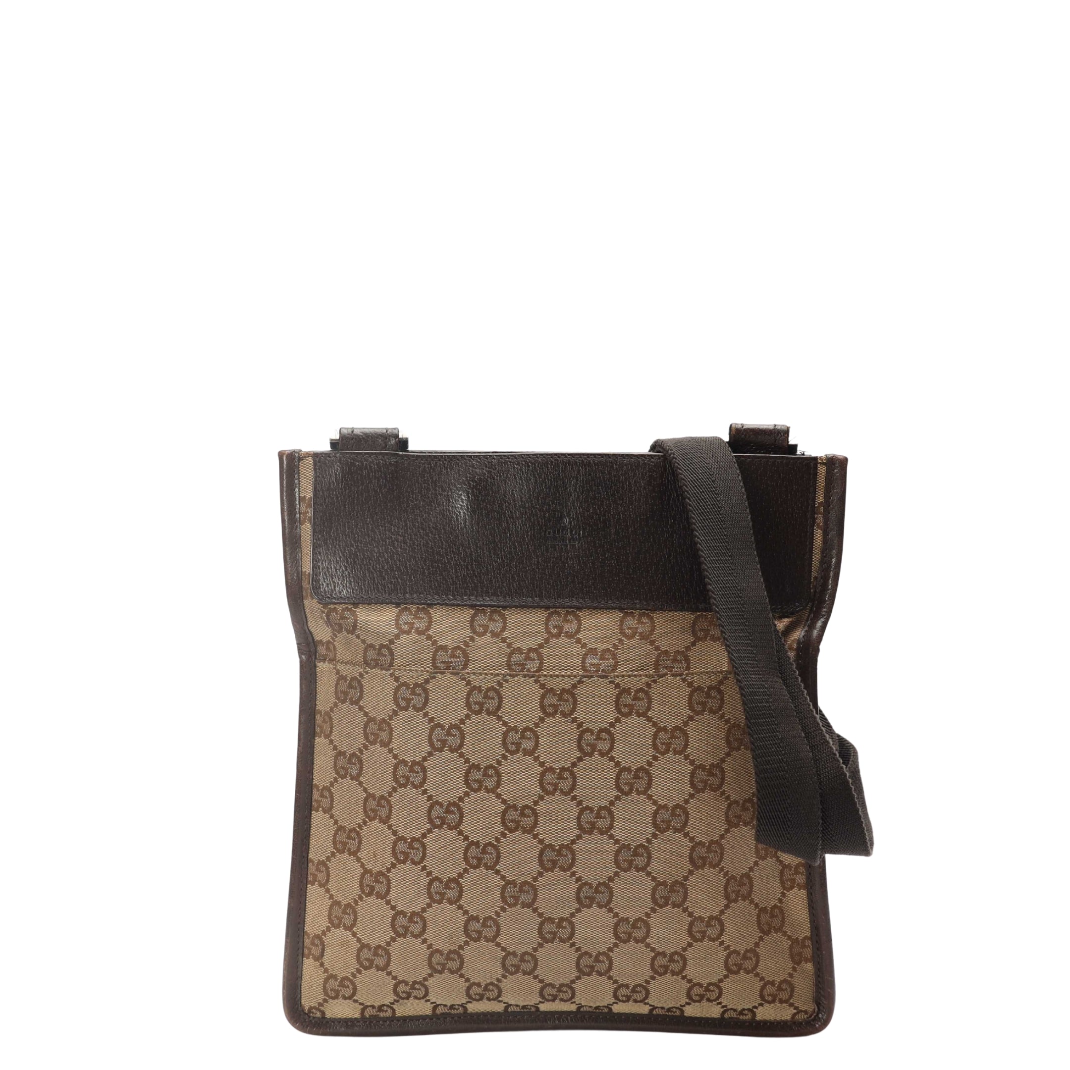 Gucci GG Canvas Web Messenger Bag