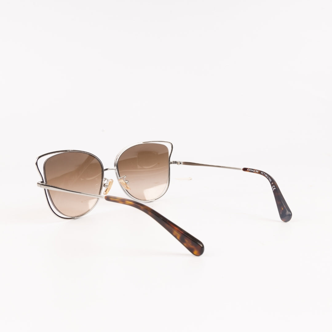 Coach Smoke Gradient Butterfly Sunglasses