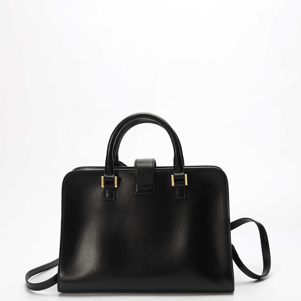 Saint Laurent Black Monogram Baby Cabas Bag
